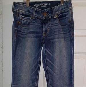 American Eagle Outfitters Medium Wash Flare Jeans